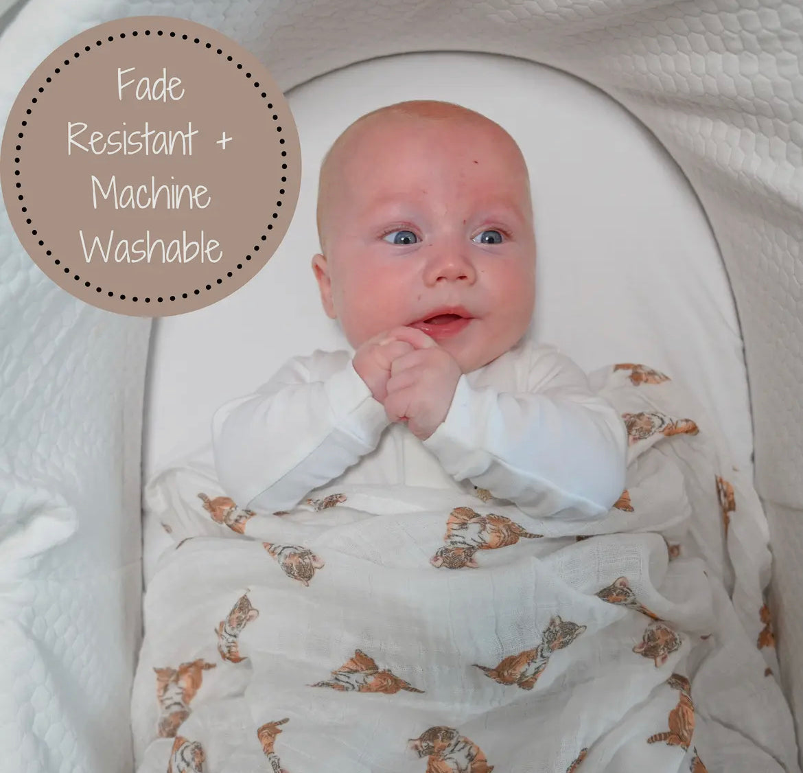 Baby Tiger Swaddle Blanket