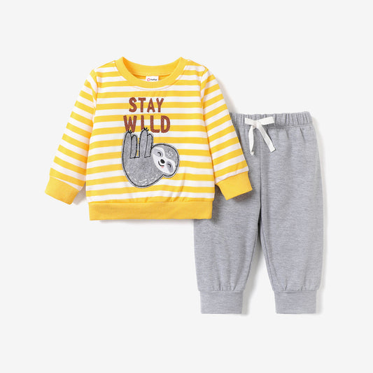 Baby 2pc Sloth Stay WIld