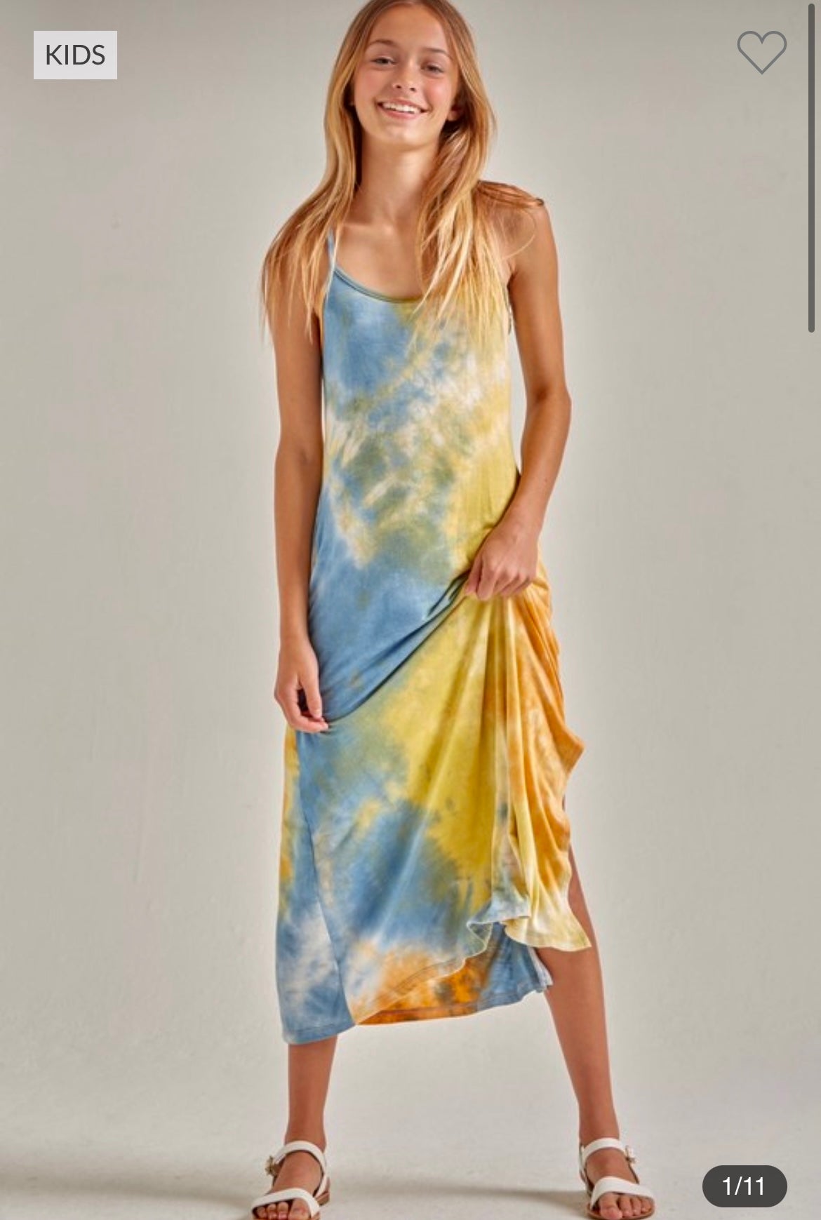 Youth Tie Dye Dress