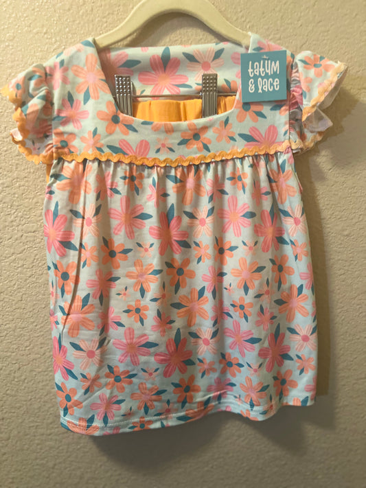 Kids Summer Flower 2 piece set