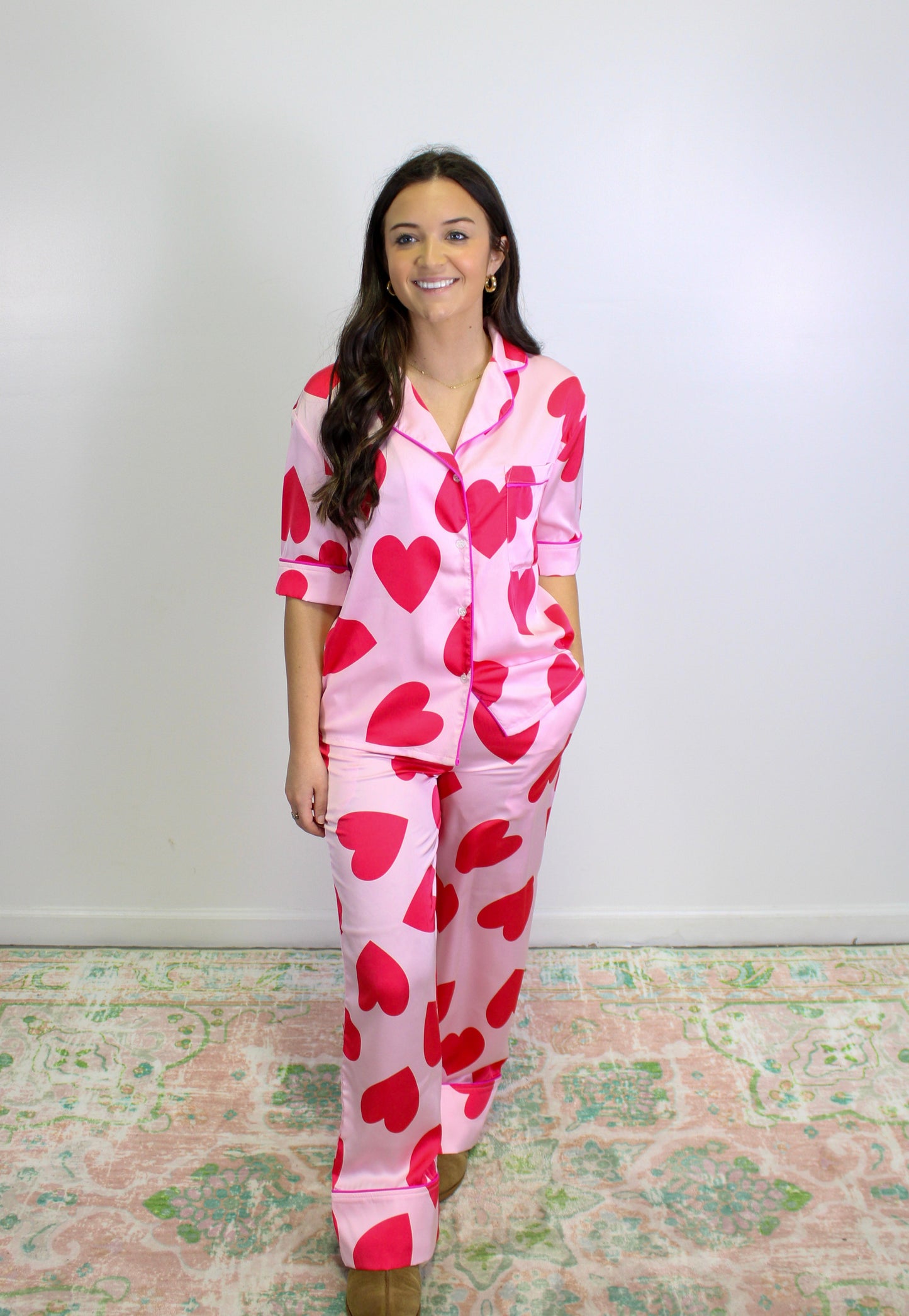 Hearts Pajama Set December.