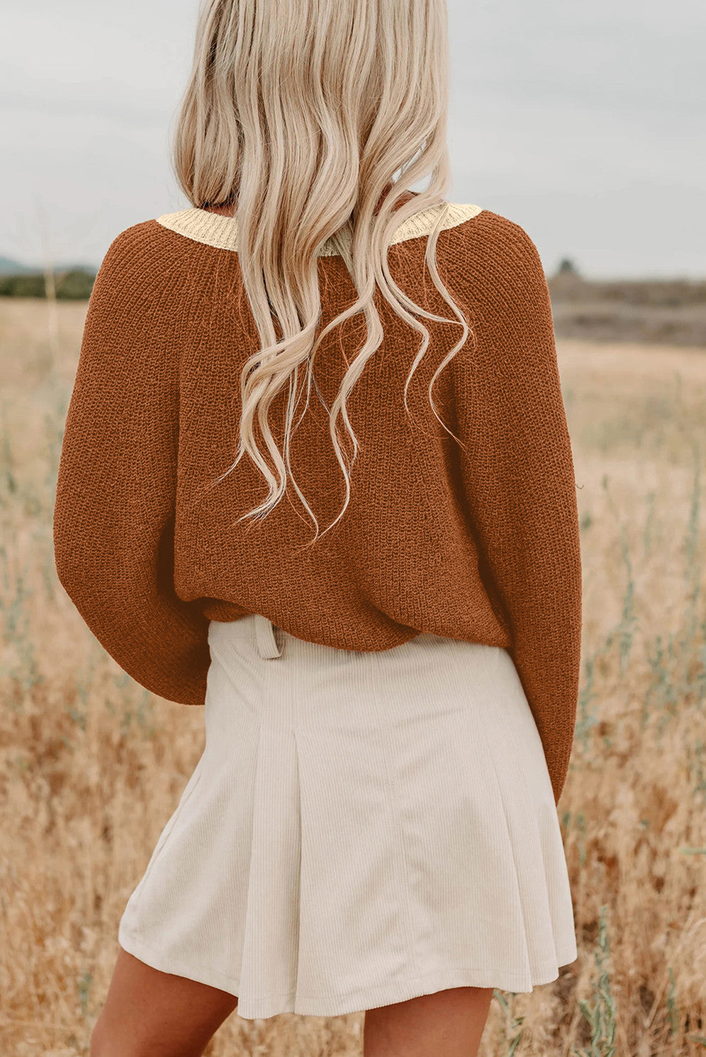 Knit Short Cardigan October.
